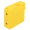 Conector &Icirc;mbinare Șine 16-70mm2 Galben TS35 2 Borne