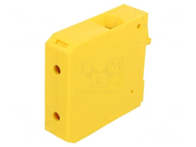 Conector &Icirc;mbinare Șine 16-70mm2 Galben TS35 2 Borne