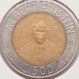2642 San Marino 500 lire 1984 Science for Mankind &ndash; Albert Einstein km 167, Europa