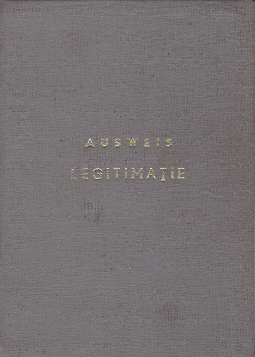 Inlocuitor Pasaport / Legitimatie Germania (1972)