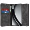 Husa piele Realme GT 6 Techsuit Confy Cover, negru