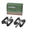 Set 2 pedale Wellgo din aluminiu forjat, filet 9/16, culoare negru Cod:AWR0091