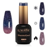 Oja Semipermanenta Termica 3 Culori LUXORISE ThermoCool - Best Time 10ml