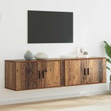 Cumpara ieftin Set Dulap TV montat pe perete 2 buc. 80 x 34,5 x 40 cm