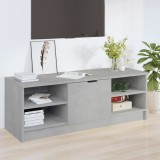 vidaXL Comodă TV, gri beton, 102x35,5x36,5 cm, lemn compozit