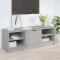 vidaXL Comodă TV, gri beton, 102x35,5x36,5 cm, lemn compozit