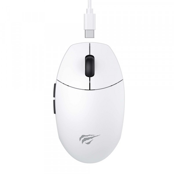 Mouse Gaming Wireless HAVIT MS1039W, 800DPI - 7400DPI, Alb