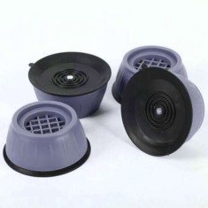 Set 4 picioruse Stoppy antivibratii, anti-zgomot si antiderapante pentru masina de spalat, uscator, frigider sau oricare alt tip de mobilier