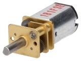 Motor DC cu Transmisie 6V 1,6A Ax Crestătură D 75:1