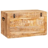 vidaXL Cutie de depozitare Maro 70 x 35 x 40 cm Lemn masiv de mango