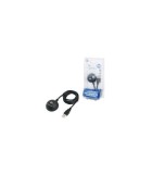 Cablu USB 2.0 A soclu mama - USB A mufa tata nichelat1.5m negru