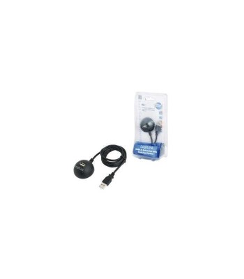 Cablu USB 2.0 A soclu mama - USB A mufa tata nichelat1.5m negru foto