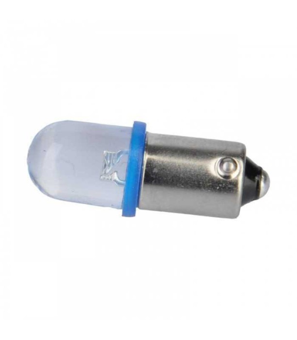 Bec auto 12V T10-BA9S albastru VIPOW