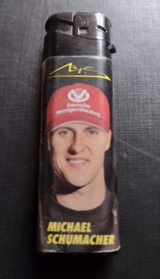 Brichetă cu Michael Schumacher ,ediție limitată făcută &amp;icirc;n anul 2000 foto