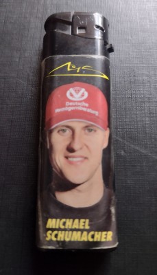 Brichetă cu Michael Schumacher ,ediție limitată făcută &amp;icirc;n anul 2000 foto