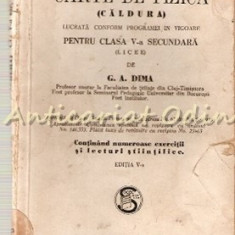 Carte De Fizica (Caldura) - G. A. Dima - 1924