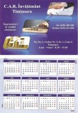 Romania, C.A.R. Invatamant, Timisoara, calendar de buzunar, 2022
