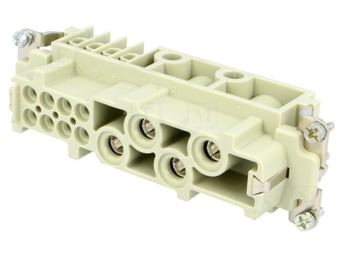 Conector HDC mamă 12 pini, 400V