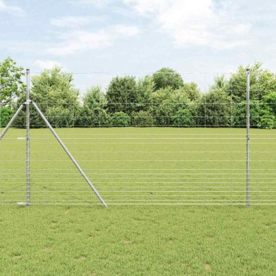 Gard de c&amp;acirc;mp 1.5x10 m Oțel galvanizat foto