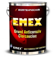 Grund Anticoroziv Clorcauciuc EMEX, Rosu, Bidon 6 Kg foto