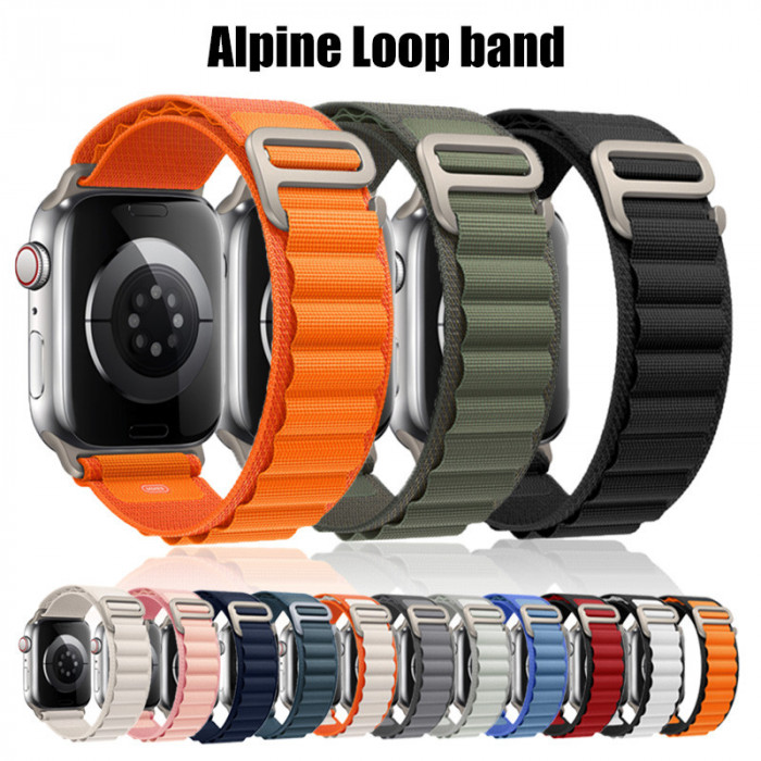 Curea Alpine Loop Apple Watch 8 7 6 5 4 3 42mm 44mm 45mm Ultra 49mm