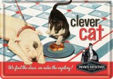 Placa metalica - Clever Car - 10x14 cm, Nostalgic Art Merchandising