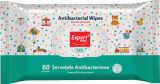 Expert Wipes Șervețele umede antibacteriene pentru copii, 60 buc