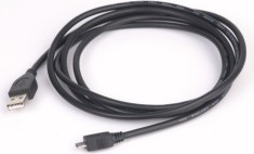 CABLU alimentare si date GEMBIRD, pt. smartphone, USB 2.0 (T) la Micro-USB 2.0 (T), 1.8m, black, &quot;CCP-mUSB2-AMBM-6&quot; (timbru verde 0.08 lei)