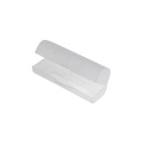 Cutie de transport PVC pentru bateriile 21700 - transparenta