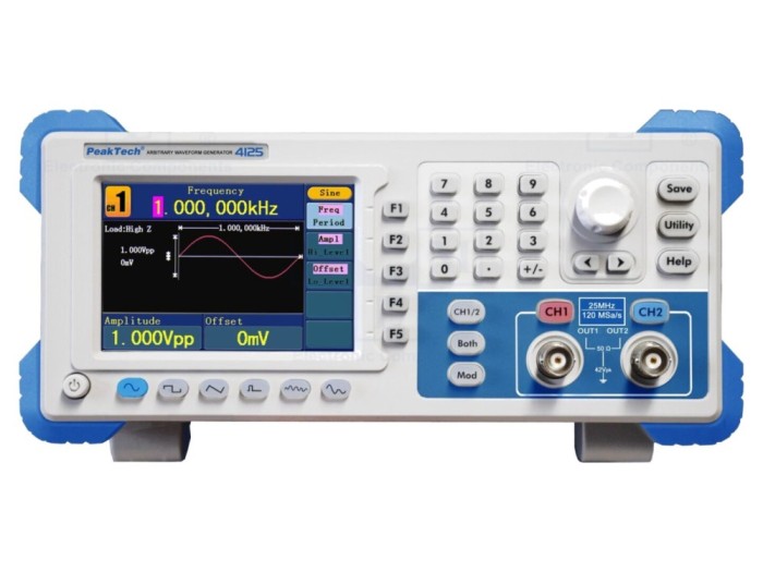 Generator de funcții 2 canale 25MHz