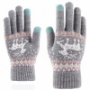 Manusi Touchscreen - Techsuit Raindeer Woolen (ST0002) - Gray