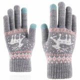 Manusi Touchscreen - Techsuit Raindeer Woolen (ST0002) - Gray