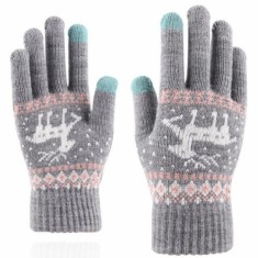Manusi Touchscreen - Techsuit Raindeer Woolen (ST0002) - Gray