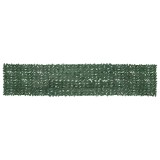 VidaXL Paravan de balcon, frunze verde &icirc;nchis, 500x100 cm