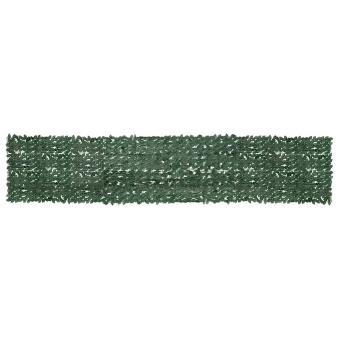 vidaXL Paravan de balcon, frunze verde &icirc;nchis, 500x100 cm