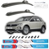Cumpara ieftin Ștergătoare Volkswagen T-Roc A11 (2017&ndash;2022) Flat | Set față &ndash; TeamCar&reg;