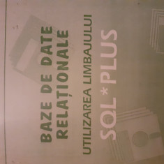 Baze de date relationale. Limbaj sql plus .ed. ALL 1993