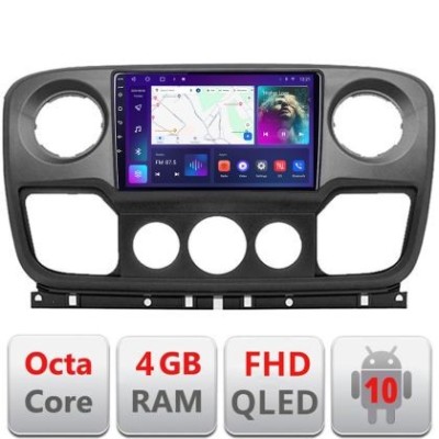 Navigatie Opel Movano, Renault Master 2010-2021 Android Ecran QLED octa core 4+64 carplay android auto KIT-movano+EDT-E310V3 CarStore Technology foto