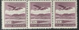 Cehoslovacia 1939 - 3 Timbre Poștă Aeriană &bdquo;Avion Trimotor de Pasageri Letov L-101 &rdquo; (30h) Nefolosit - Cod: -PV1