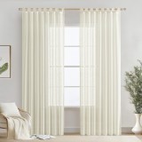 Set 2 Bucati Draperie, 140 X 245 Cm, Ivory White - CN