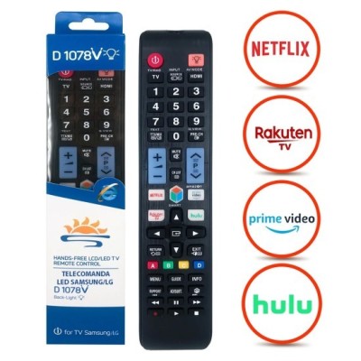 Telecomanda KNTECH universala pentru TV/LED SAMSUNG/LG 4K cu NETFLIX fara setari suplimentare foto