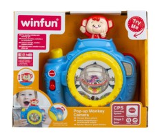 Jucarie camera pop-up maimutica, Winfun, 0766 foto