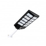 Lampa solara stradala Flippy, cu telecomanda, senzor de miscare si lumina, suport prindere, 800 LED-uri, IP65, ABS, 25AH, 500W, temperatura culoare 65