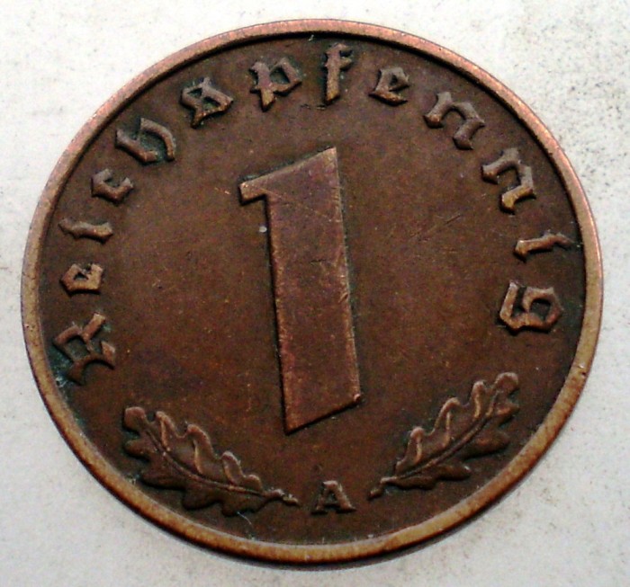 2.417 GERMANIA 1 REICHSPFENNIG 1937 A