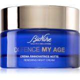 BioNike Defence My Age cremă de noapte anti-&icirc;mbătr&acirc;nire pentru toate tipurile de ten 50 ml