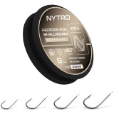 Carlige Legate NYTRO Feeder Rig Allround NTO-5 Hooks to Nylon 100cm, 0.11mm, 2.2lbs/1.00kg, Nr.18, 8buc/tam