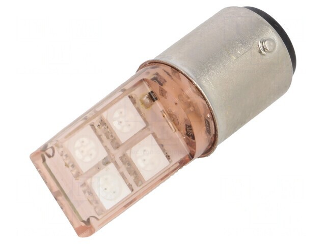 Lampă LED Portocalie 24V BA15D