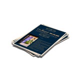 Volant A5 tipar policromie fa, hrtie preprint 80 g/mp