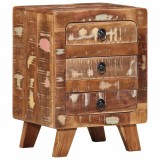 Noptiera Lemn Masiv Recuperat Gossi 37x32x50 cm Stil Rustic