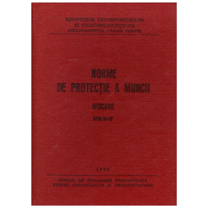 - Norme de protectie a muncii - Miscare NPM/M-CF - 128241